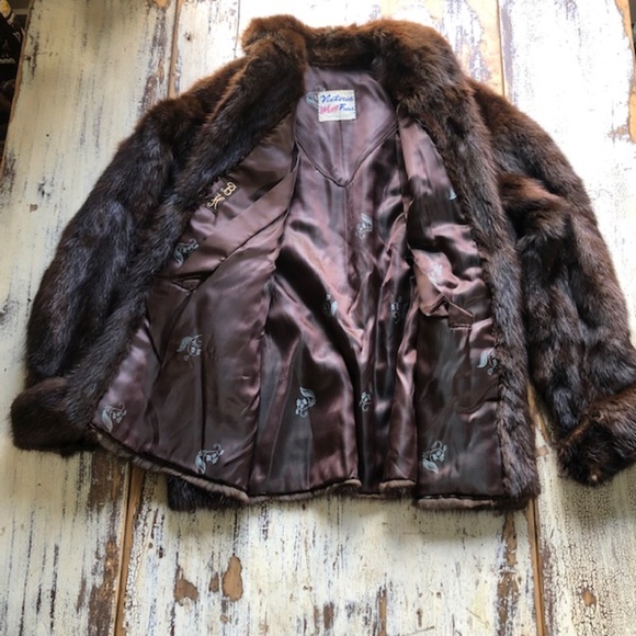 VINTAGE FUR Coat in Excellent Condition M/L - Picture 3 of 12